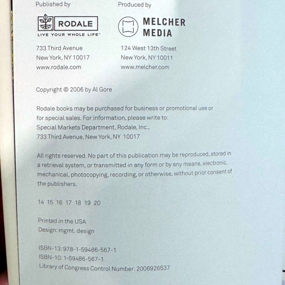 📚 An Inconvenient Truth by Al Gore - 2006 Vintage Printed Edition Bestseller📚 - Picture 15 of 16